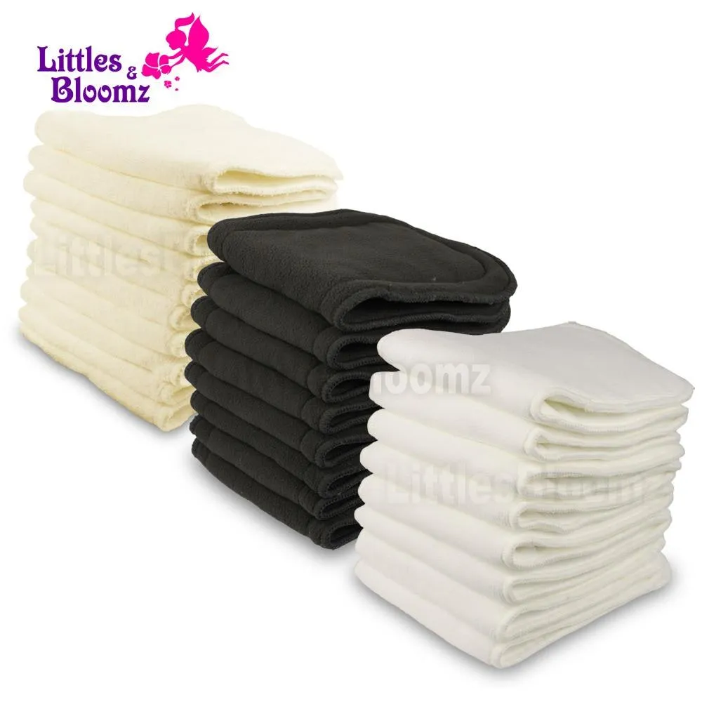Baby Reusable Microfibre Bamboo Charcoal Nappy Boosters Washable Inserts  Liners
