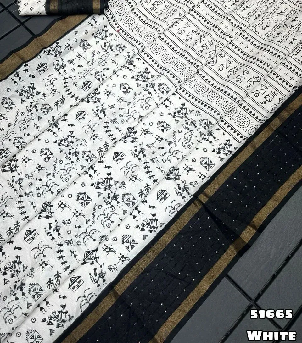 Beautiful Designer Crape Silk Saree