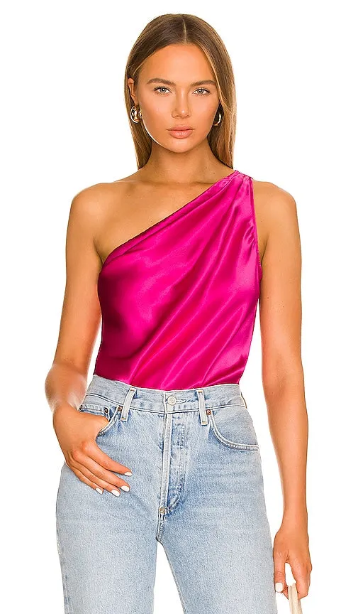 CAMI NYC Darby Bodysuit in Fuchsia