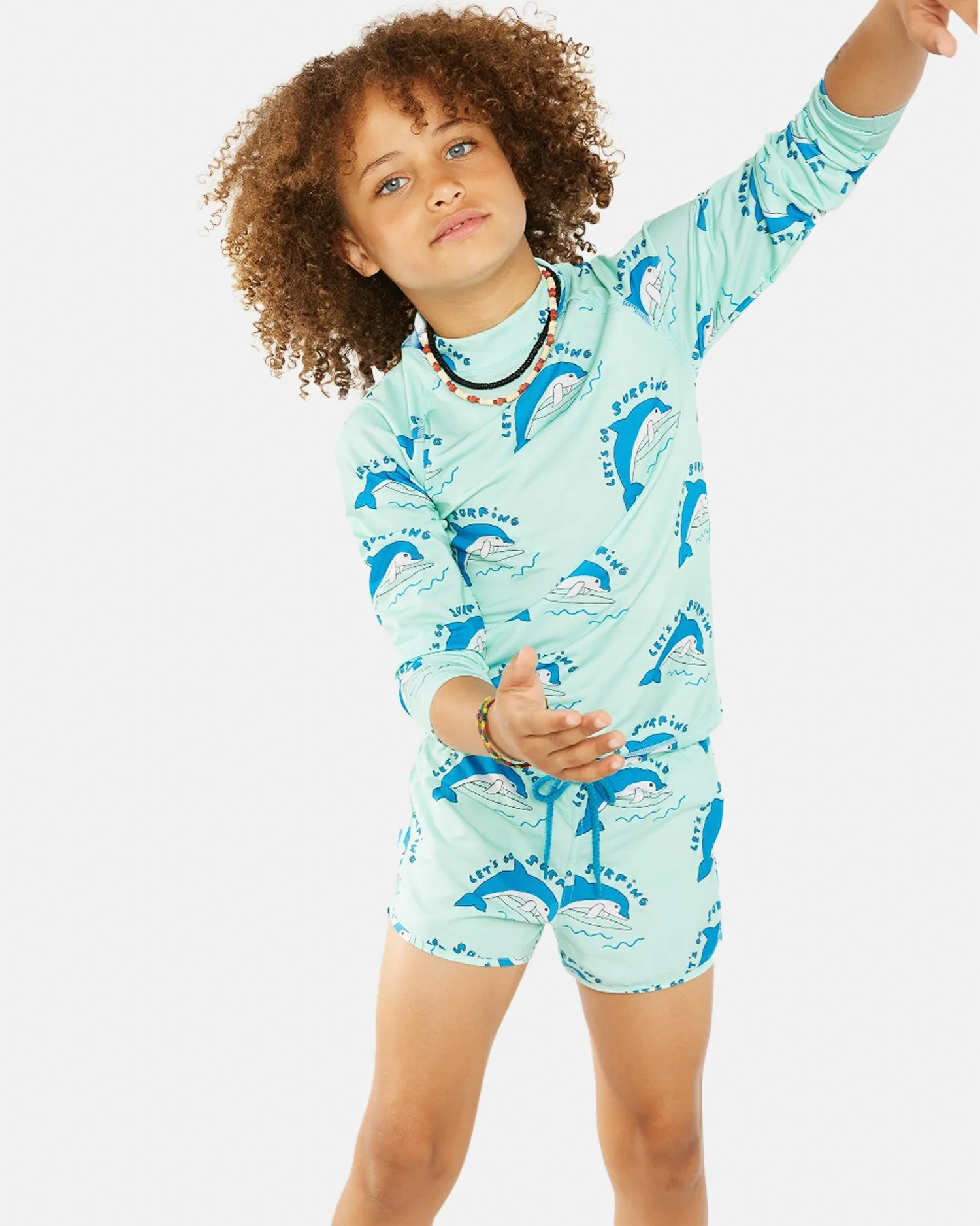 Let's Go Surfing Swim Short