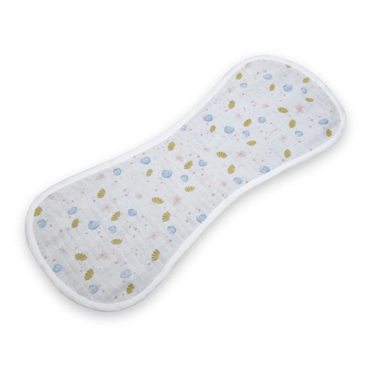 Naturally Dyed Organic Muslin Burp Cloths (Set of 2)- You are my Sunshine & I'm Peachy