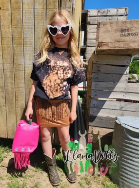 Round Up Kids Skort Tan