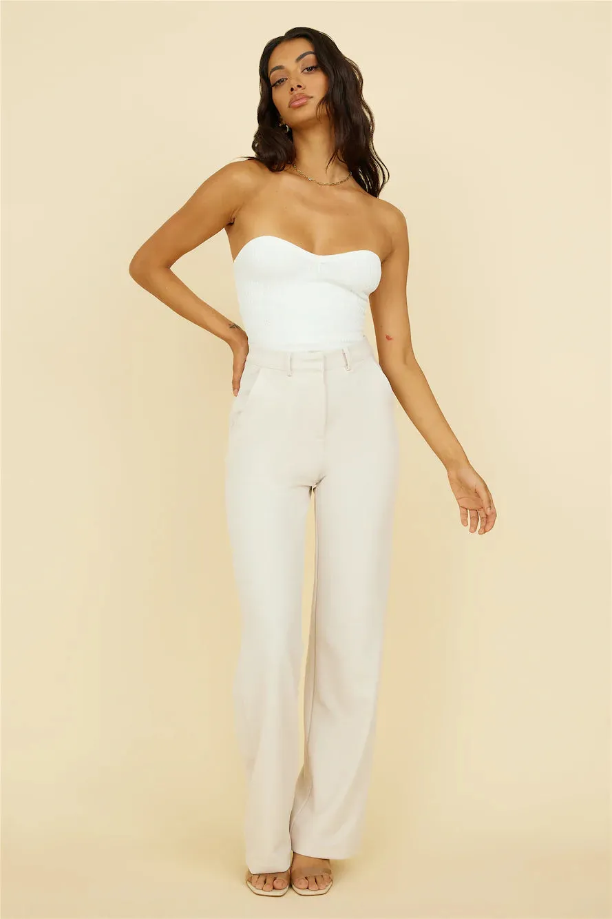 SNDYS - Brooklyn Suit Pant - Bone