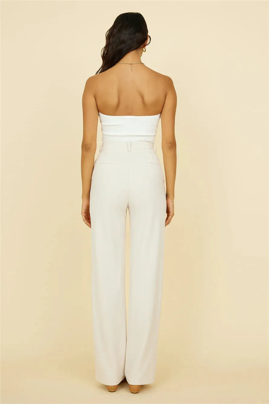 SNDYS - Brooklyn Suit Pant - Bone