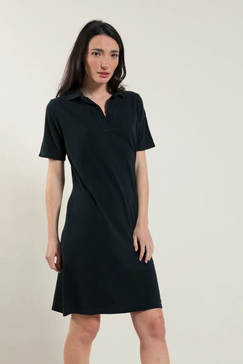 Suzanne Recycled Cotton Polo Dress