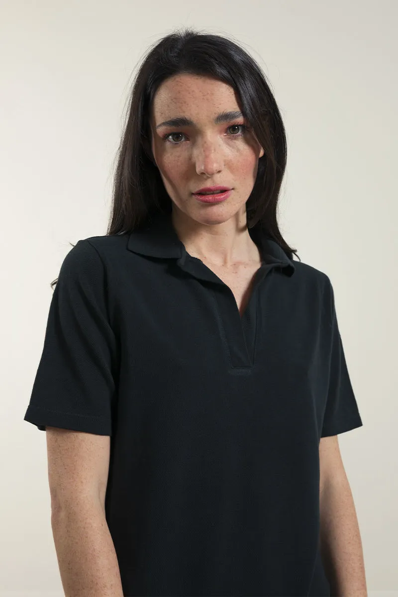 Suzanne Recycled Cotton Polo Dress
