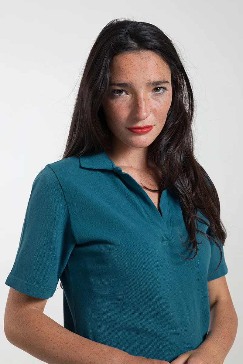Suzanne Recycled Cotton Polo Dress