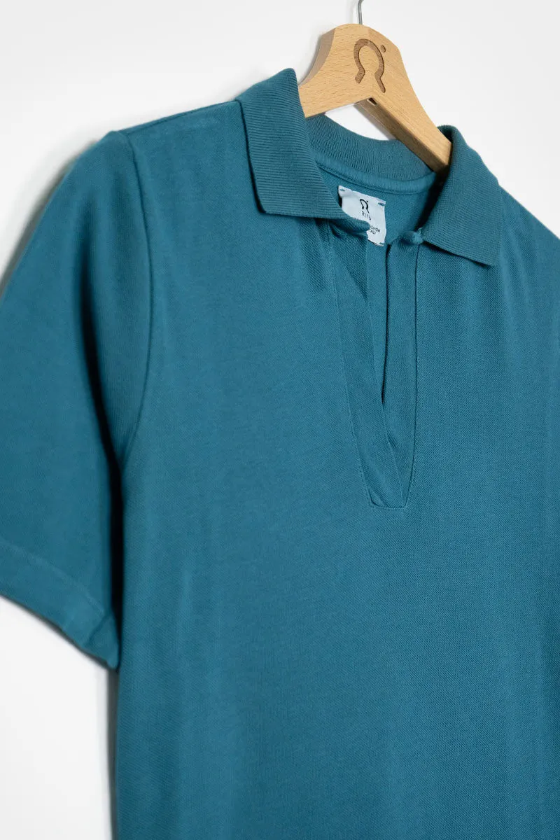 Suzanne Recycled Cotton Polo Dress