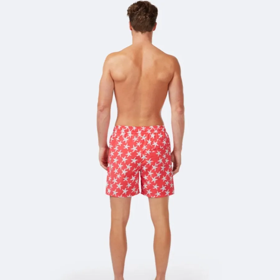 Tom & Teddy Starfish Men Swim Shorts STFRB - Rose/ Blue
